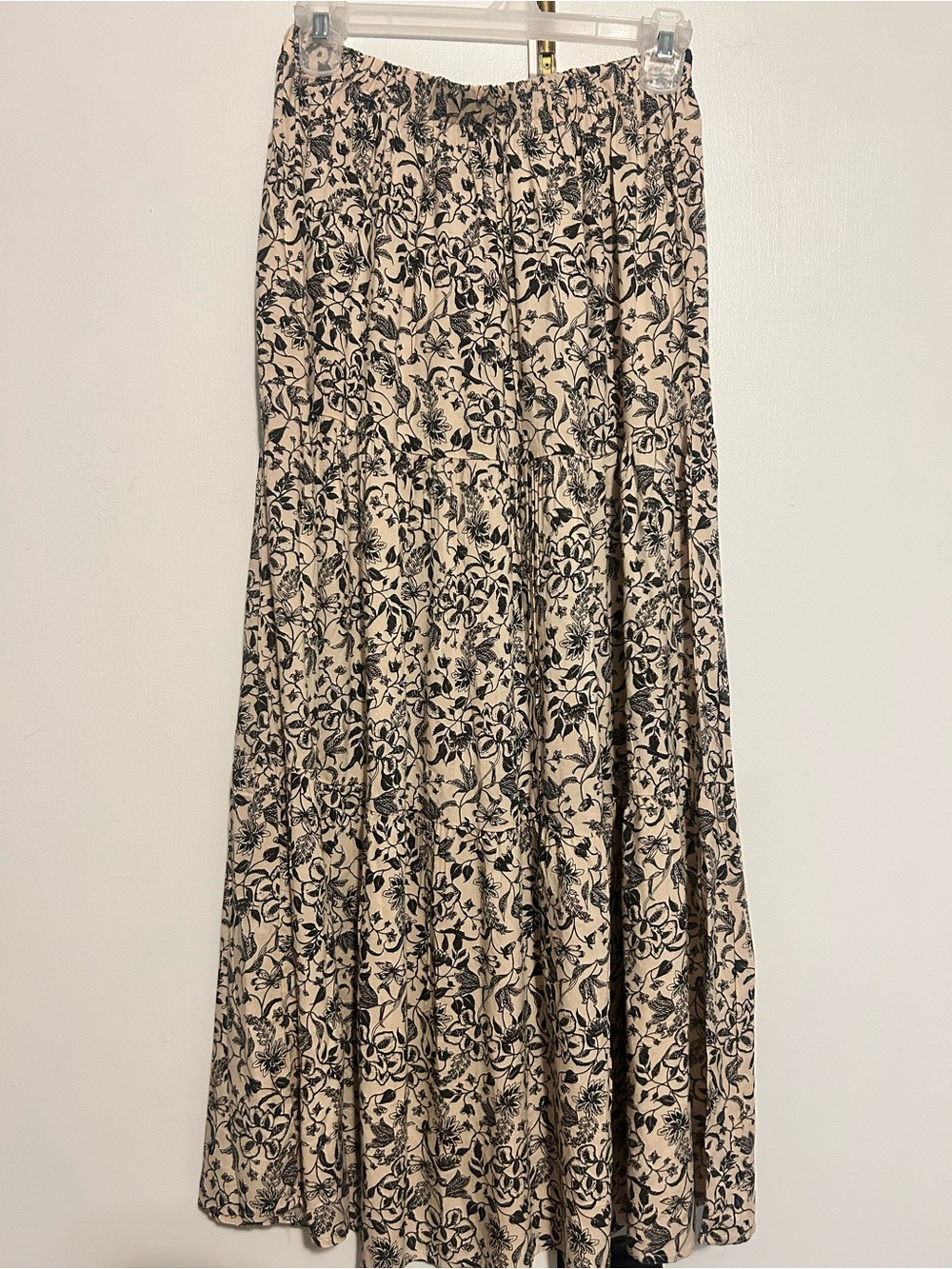 Floral maxi skirt